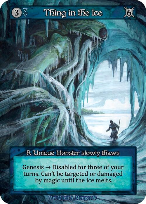 Thing in the Ice Card Front