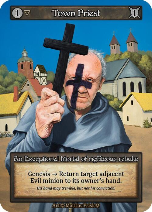 Town Priest Card Front