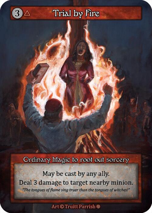 Trial by Fire Card Front