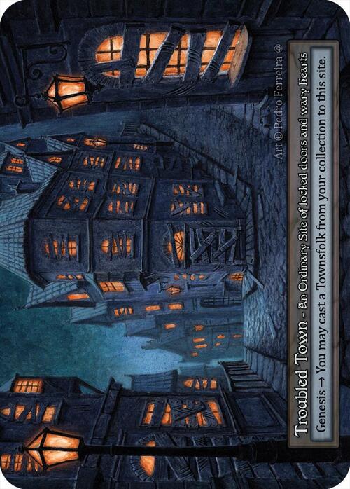 Troubled Town Card Front