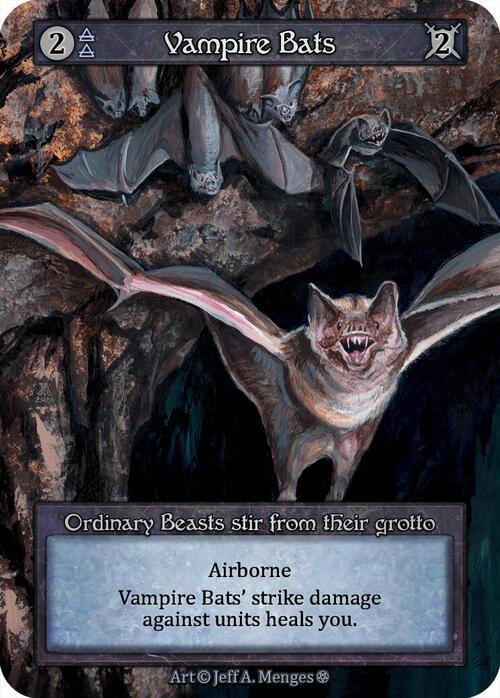 Vampire Bats Card Front