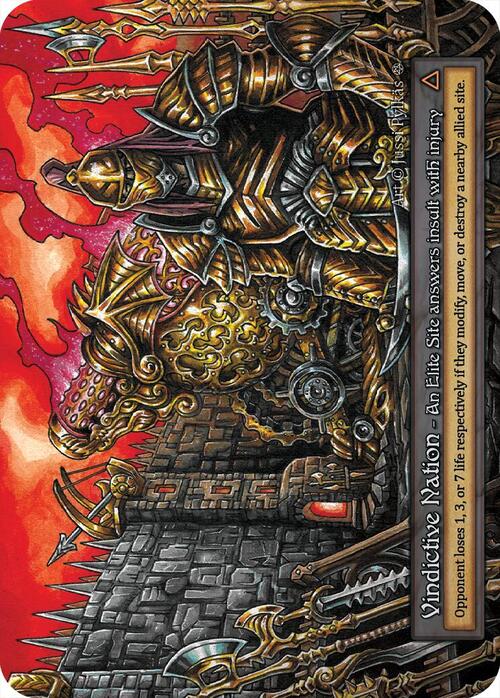 Vindictive Nation Card Front