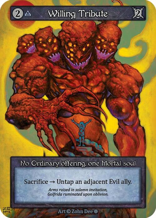Willing Tribute Card Front
