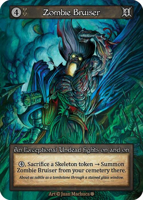 Zombie Bruiser Card Front