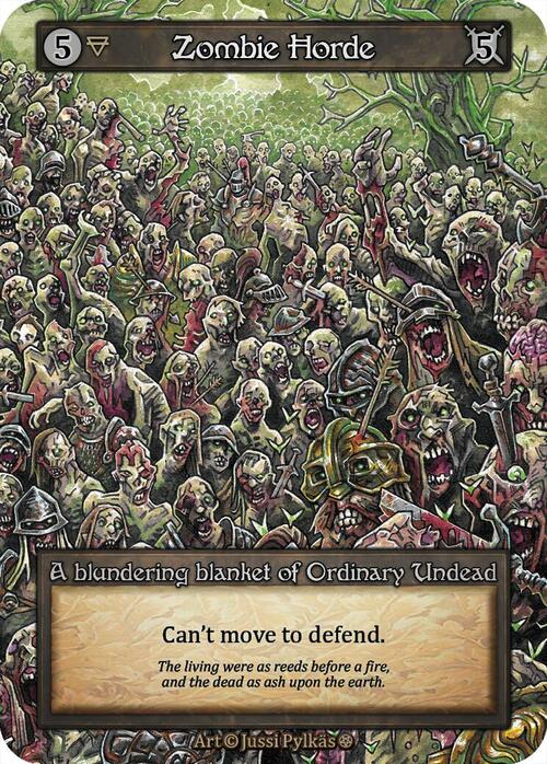 Zombie Horde Card Front