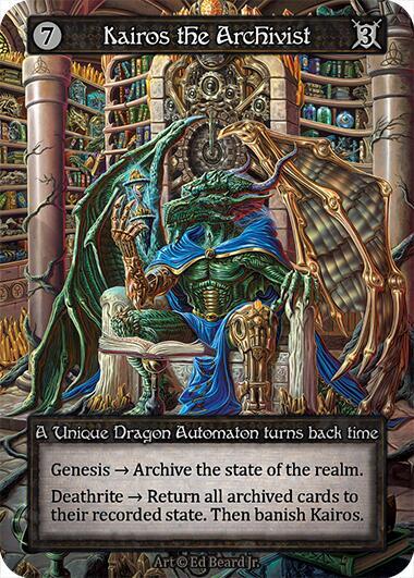 Kairos the Archivist Frente