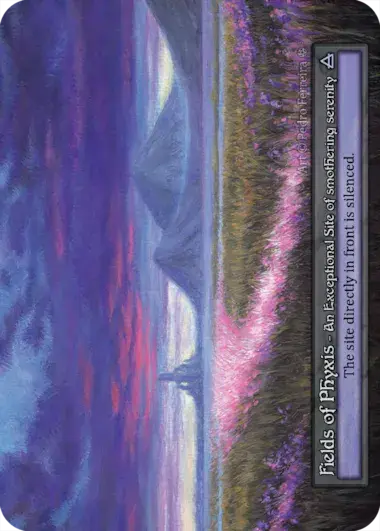 Fields of Phyxis Card Front