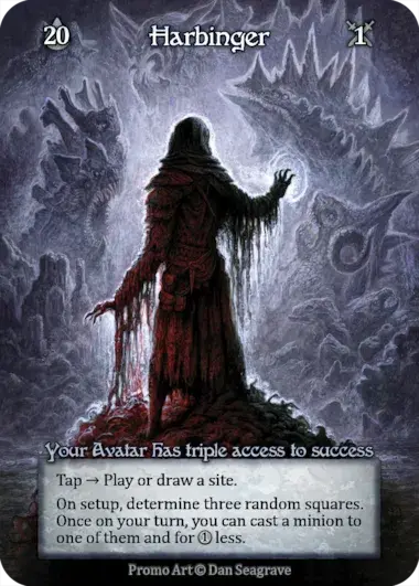 Harbinger Card Front