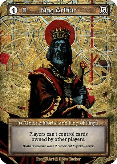 King Arthur Card Front
