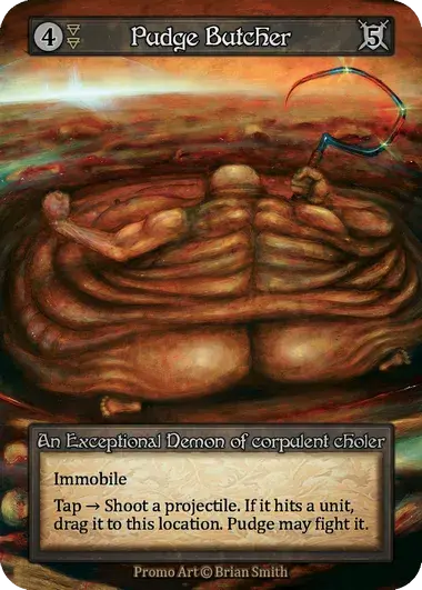 Pudge Butcher Card Front