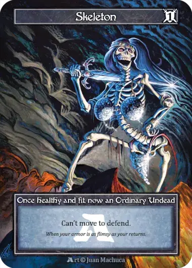 Skeleton Card Front