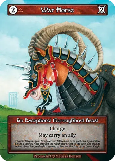 War Horse Card Front