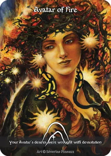 Avatar of Fire Card Front