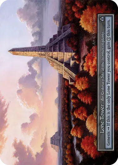 Lone Tower Card Front