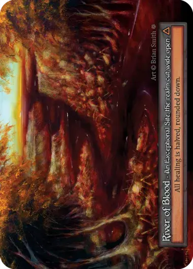 River of Blood Card Front