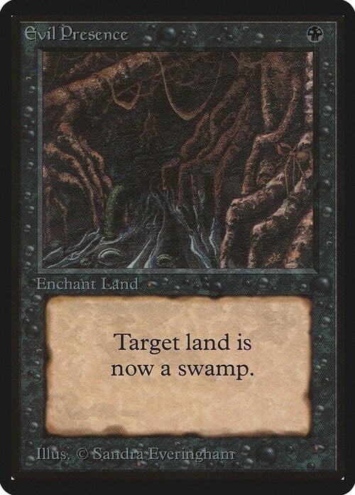 Evil Presence Card Front