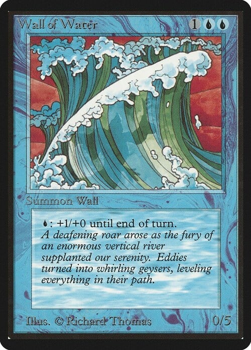 Wall of Water Card Front