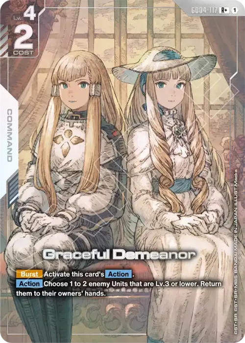 Graceful Demeanor Card Front