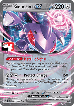 Genesect EX Card Front