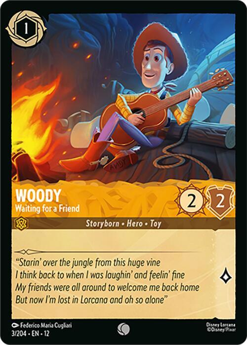 Woody - Waiting for a Friend Card Front