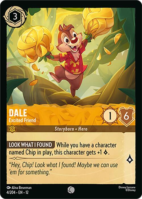 Dale - Excited Friend Card Front