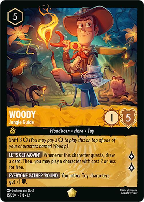 Woody - Jungle Guide Card Front