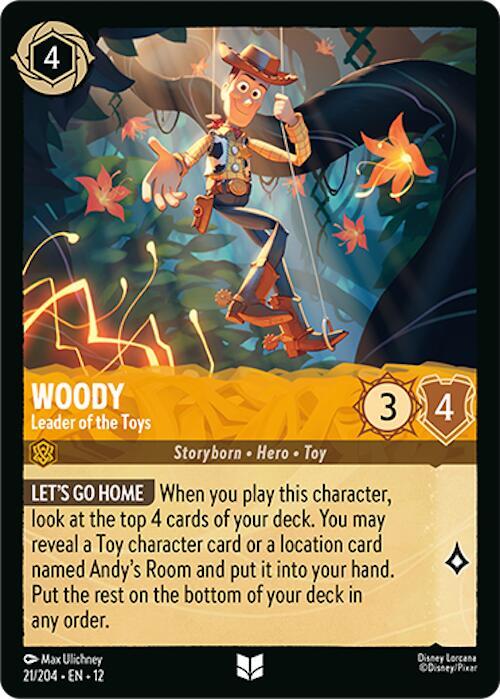 Woody - Leader of the Toys Card Front