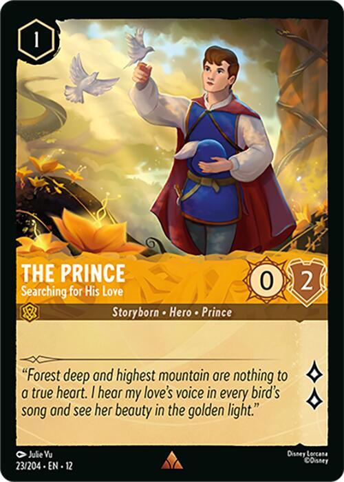 The Prince - Searching for His Love Card Front