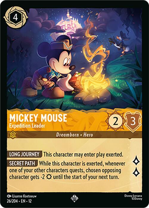 Mickey Mouse - Expedition Leader Card Front