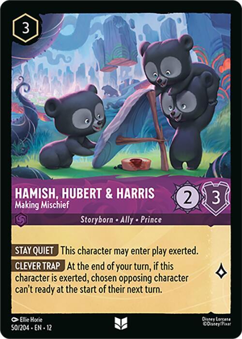 Hamish, Hubert & Harris - Making Mischief Card Front