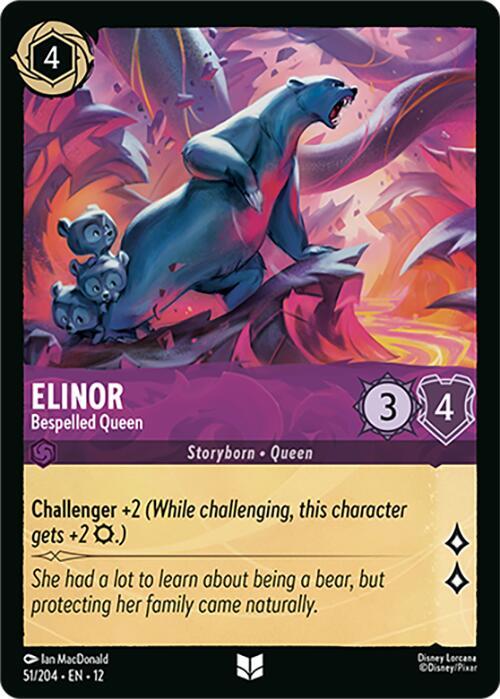 Elinor - Bespelled Queen Card Front