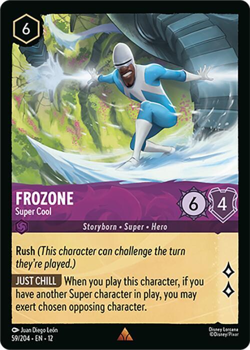 Frozone - Super Cool Card Front