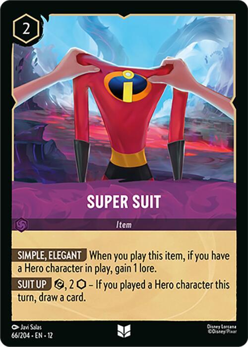 Super Suit Card Front