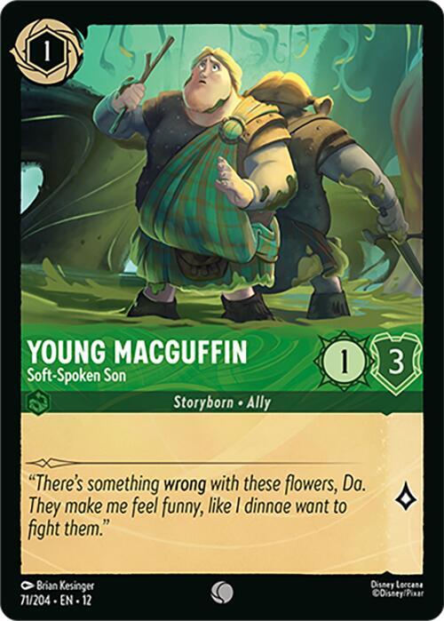 Young MacGuffin - Soft-Spoken Son Card Front