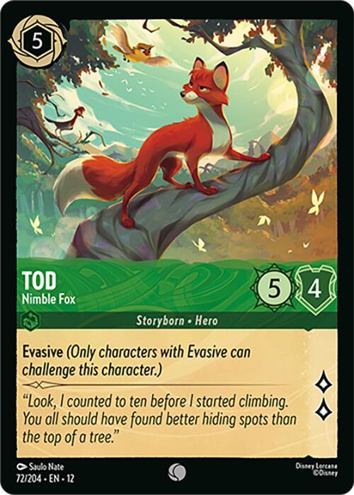Tod - Nimble Fox Card Front