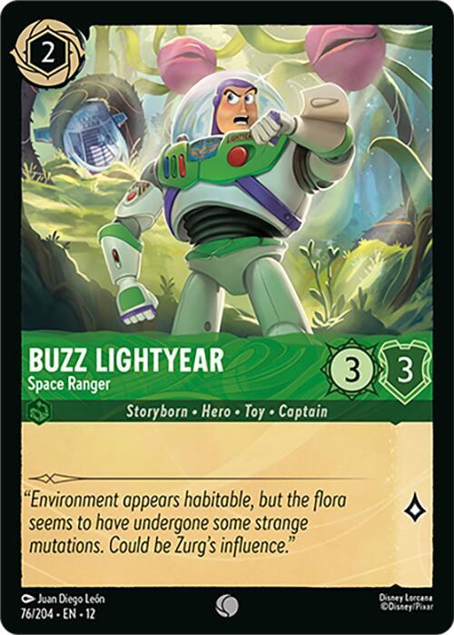 Buzz Lightyear - Space Ranger Card Front