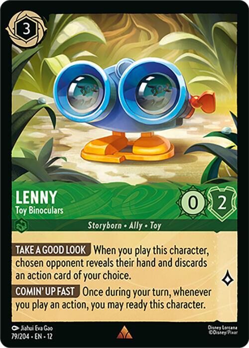 Lenny - Toy Binoculars Card Front