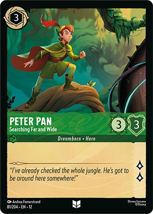 Peter Pan - Searching Far and Wide Card Front
