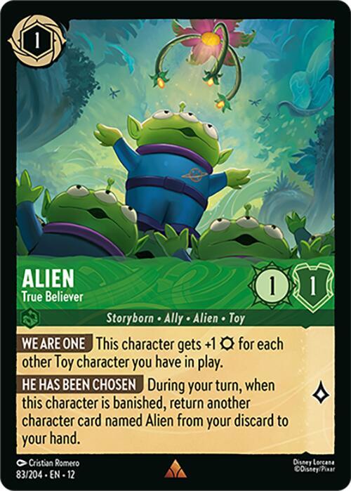 Alien - True Believer Card Front