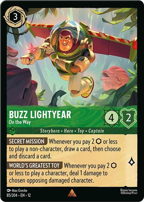 Buzz Lightyear - On the Way Card Front