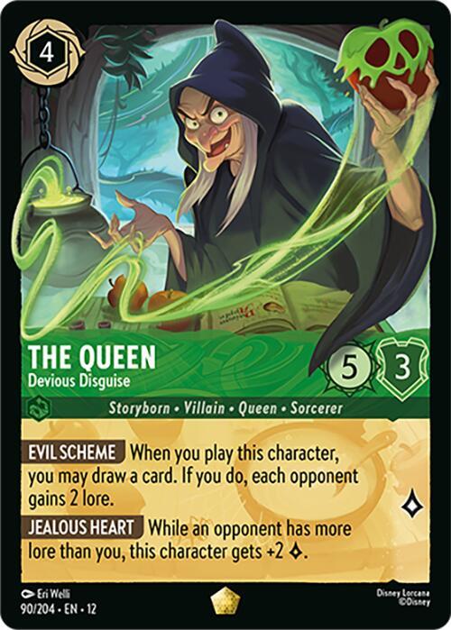 The Queen - Devious Disguise Card Front