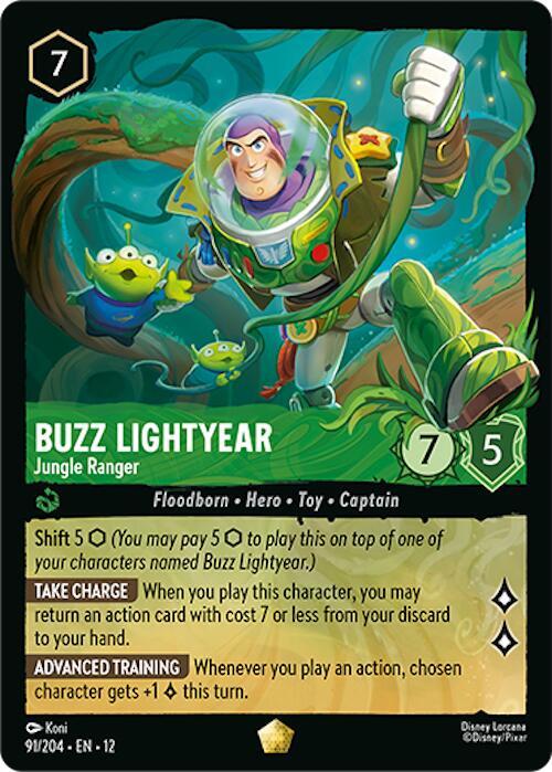 Buzz Lightyear - Jungle Ranger Card Front