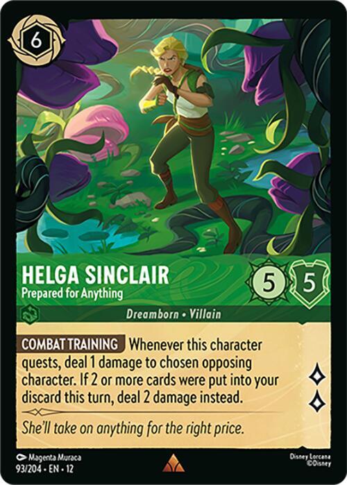 Helga Sinclair - Prepared for Anything Card Front