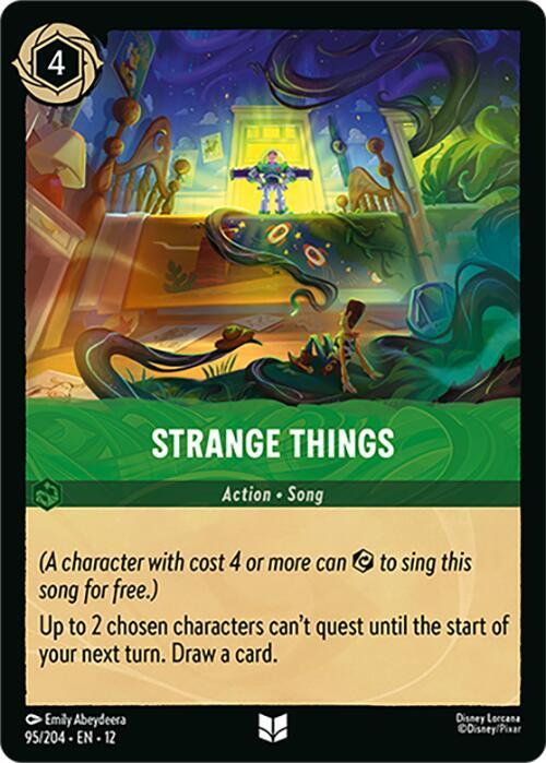 Strange Things Card Front