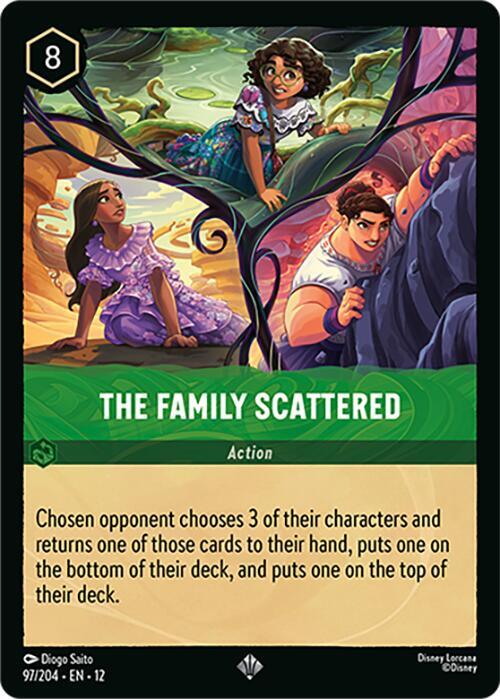 The Family Scattered Card Front