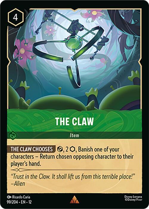 The Claw Card Front