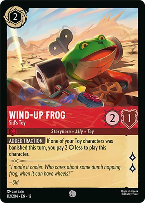 Wind-Up Frog - Sids Toy Card Front