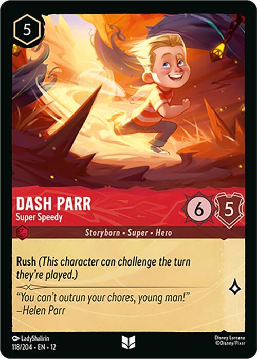 Dash Parr - Super Speedy Card Front