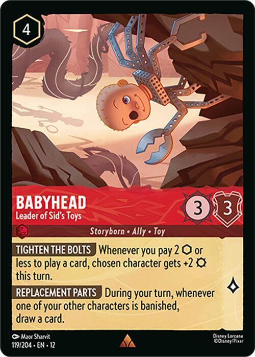 Babyhead - Leader of Sids Toys Card Front