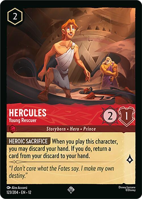 Hercules - Young Rescuer Card Front